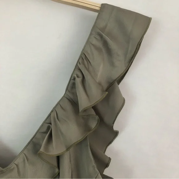 Show Me Your MuMu Olive Green Midi Dress - Picture 7 of 13